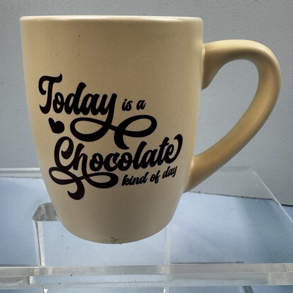 Hersheys Galerie Mug Chocolate Cocoa Coffee Cup Today is a Chocolate kind of day